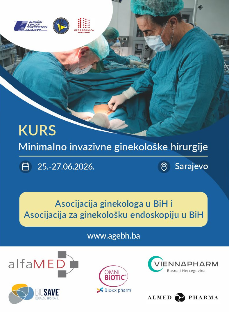 Kurs Minimalno invazivne ginekološke hirurgije Sarajevo